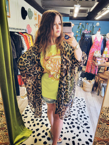 Izza a Vibe Leopard Kimono