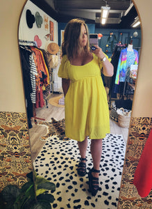 Lemon Lime Mini Dress