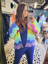 Load image into Gallery viewer, Rainbow Bright Knit Cardigan
