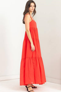 Stacey Maxi Dress in Cherry