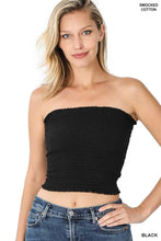 Load image into Gallery viewer, Feelin&#39; Myself Smocked Tube Top

