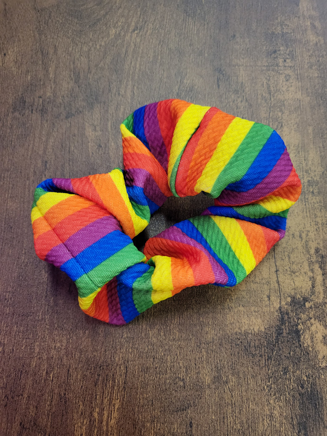 Rainbow Bright Scrunchie