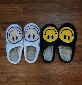 Happy Face Sherpa Slippers