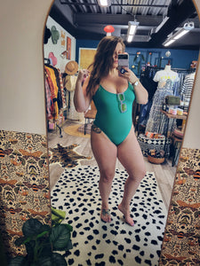 Green With Envy One Piece Swimsuit