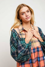 Load image into Gallery viewer, Electric Autumn Plaid Dress
