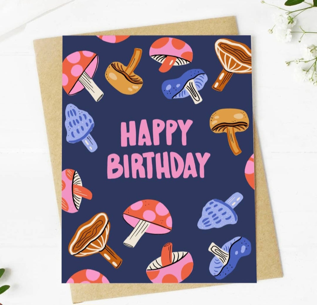 Happy Birthday Shroomies Card