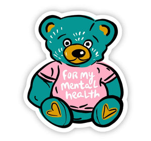 Mental Health Bear Sticker